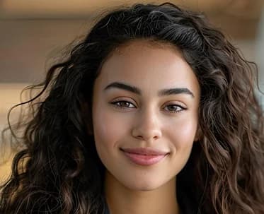 Creator smiling