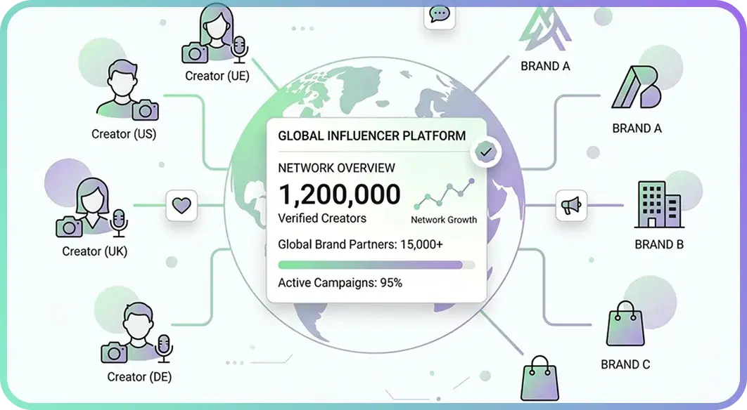 One Global Platform For Creators And Brands